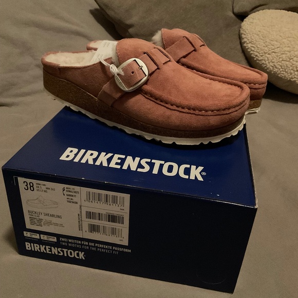 W Birkenstock Buckley Shearling - Picture 1 of 2